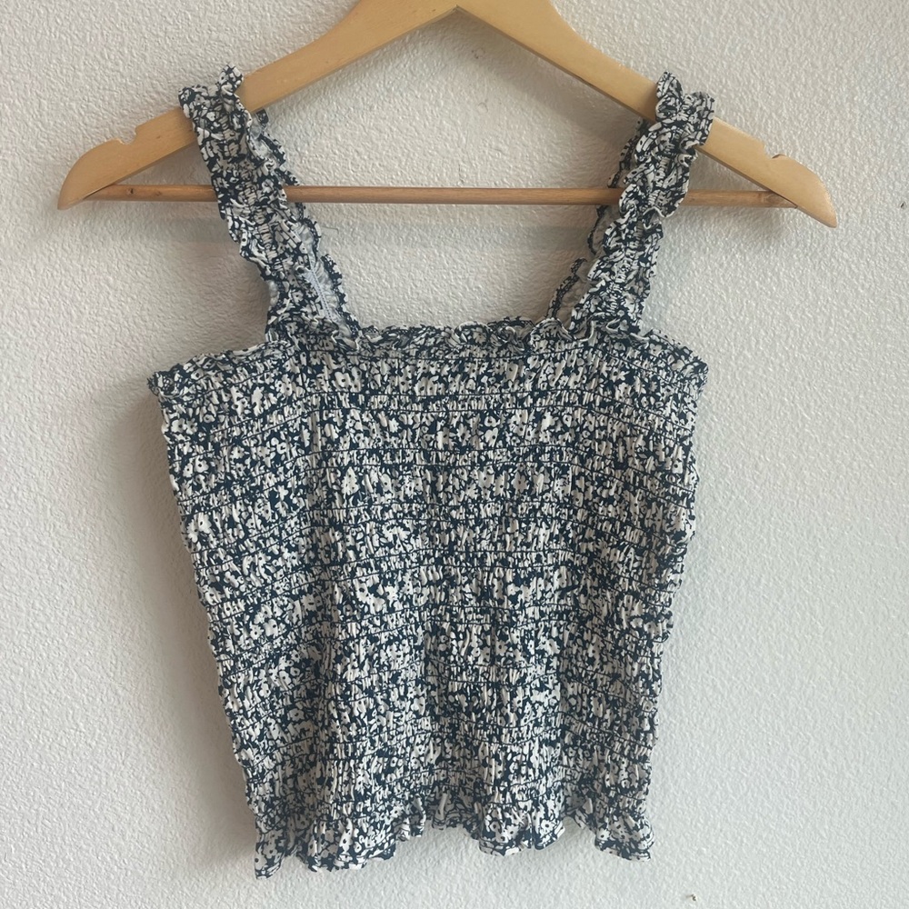 Old Navy Floral Crop Top Small